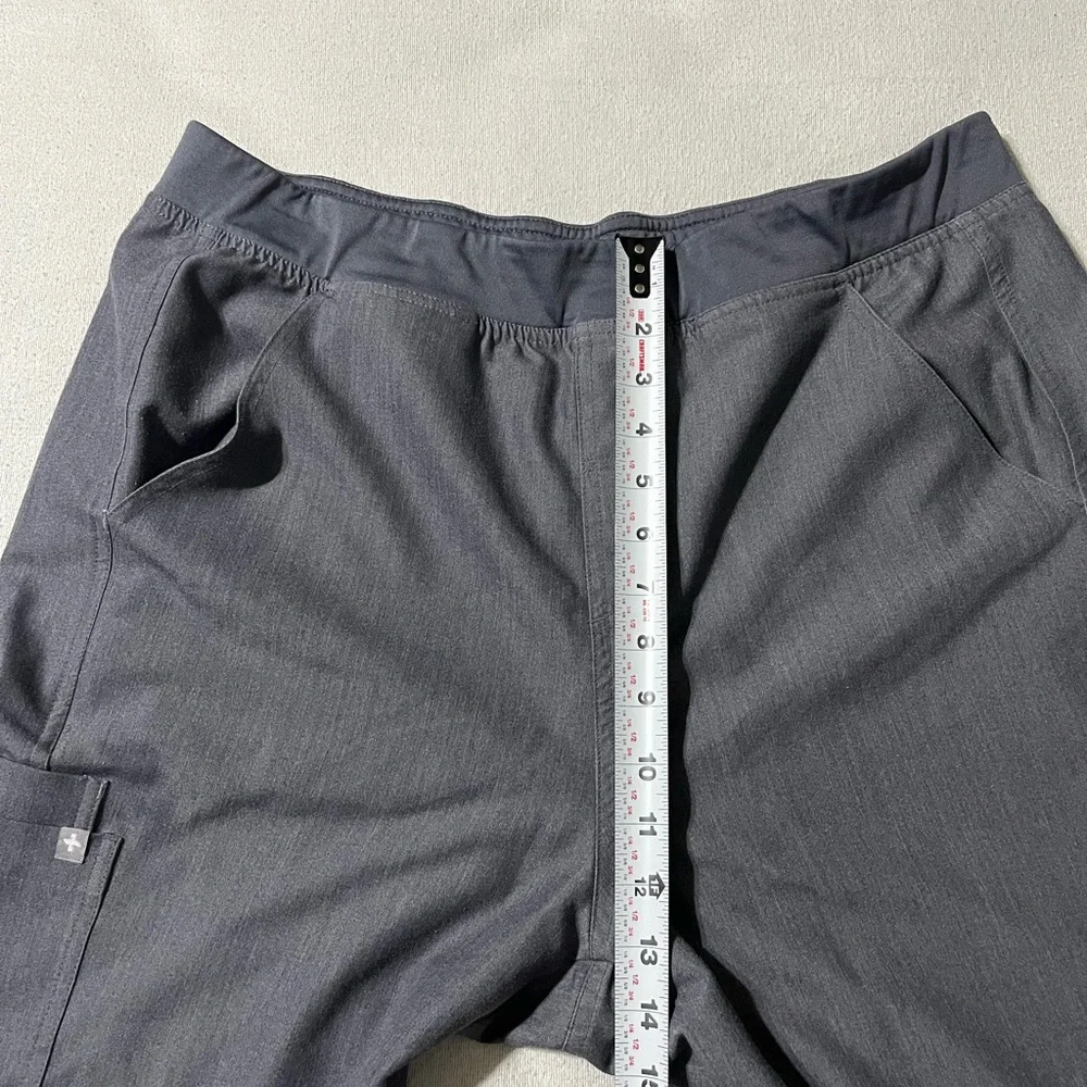 FIGS Mens‎ Axim Cargo Scrub Pants XL (34x27) Elastic Waist Stretch Comfort T2001